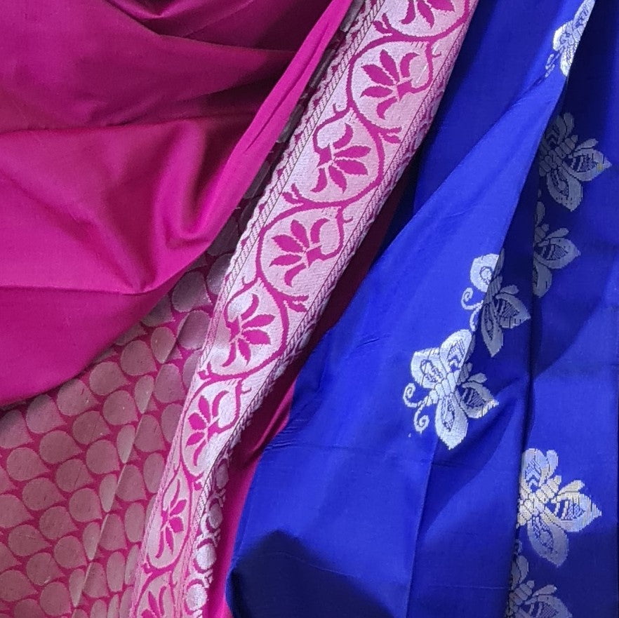 Latest Fancy Posha Borderless Soft Silk Sarees | Nataraja Store | - YouTube