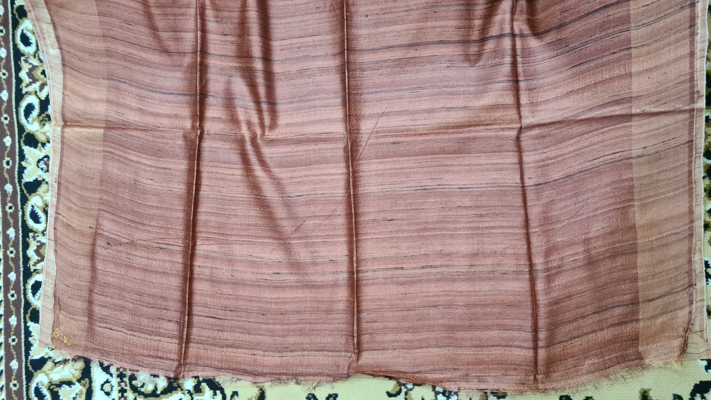 Light and Dark Brown Matka Silk