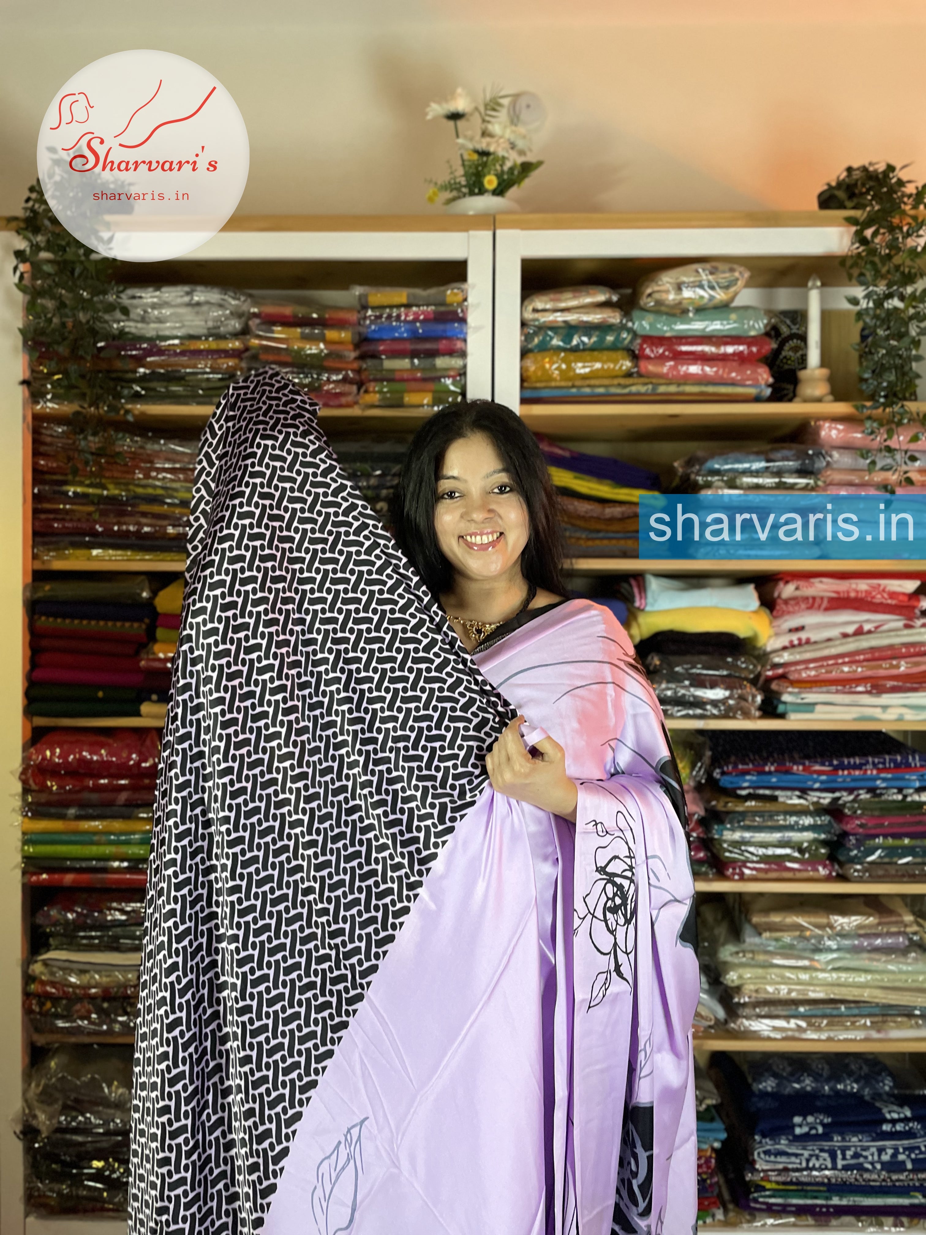 Beautiful pure Italian crepe sarees with all over shibori design along with  sarvoski stone work border Printed blouse with stone work… | Instagram