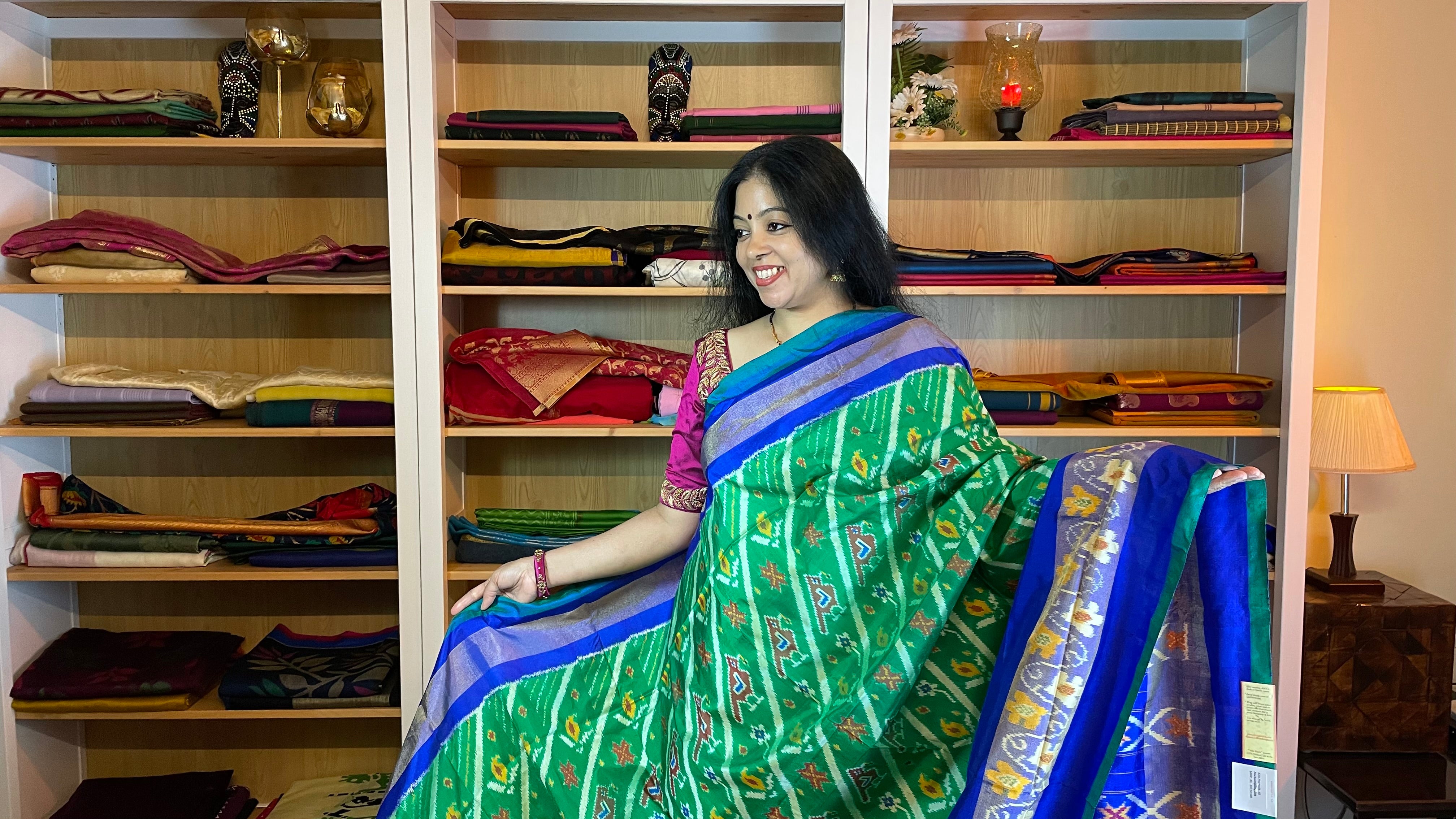 KV Pochampalli Ikkat Silks Sarees | Pochampalli